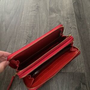 Chic Red Women's Wallet